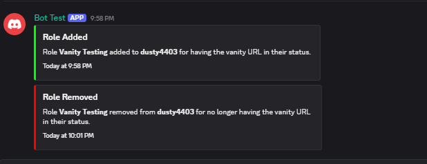 Vanity URL Bot product banner